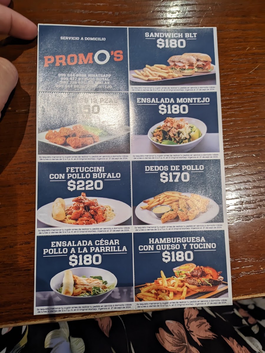 El Original Montejo Menu - Image 4