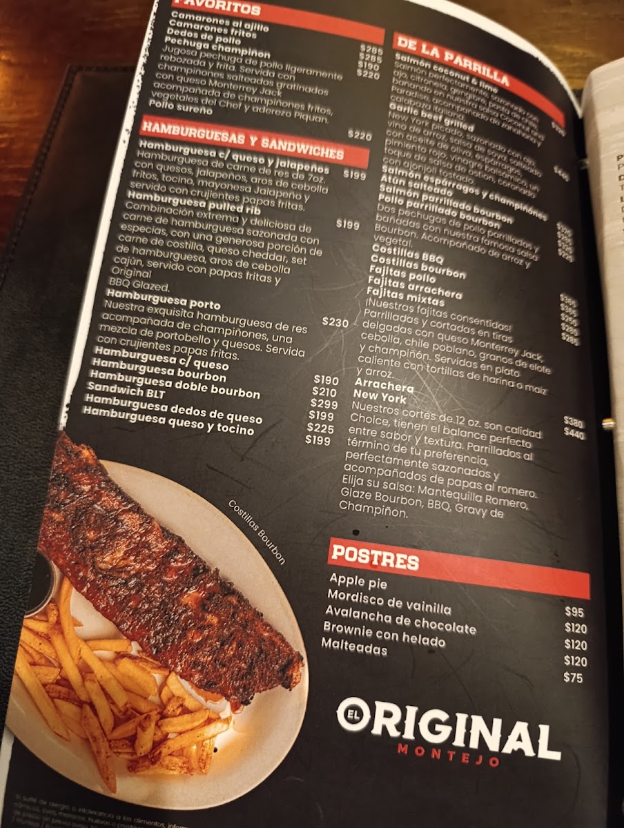 El Original Montejo Menu - Image 6